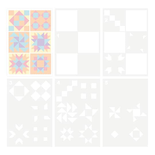 Quilt Layering Stencils by Recollections™